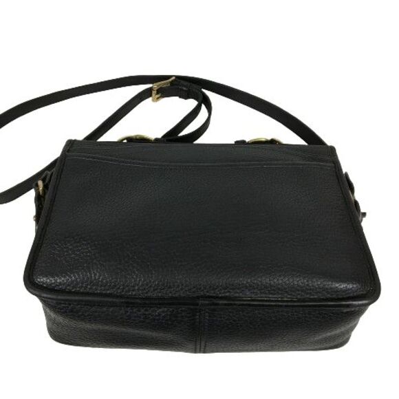 Vintage Dooney & Bourke AWL Black Leather Carrier Purse Shoulder Crossbody Bag - Picture 7 of 16